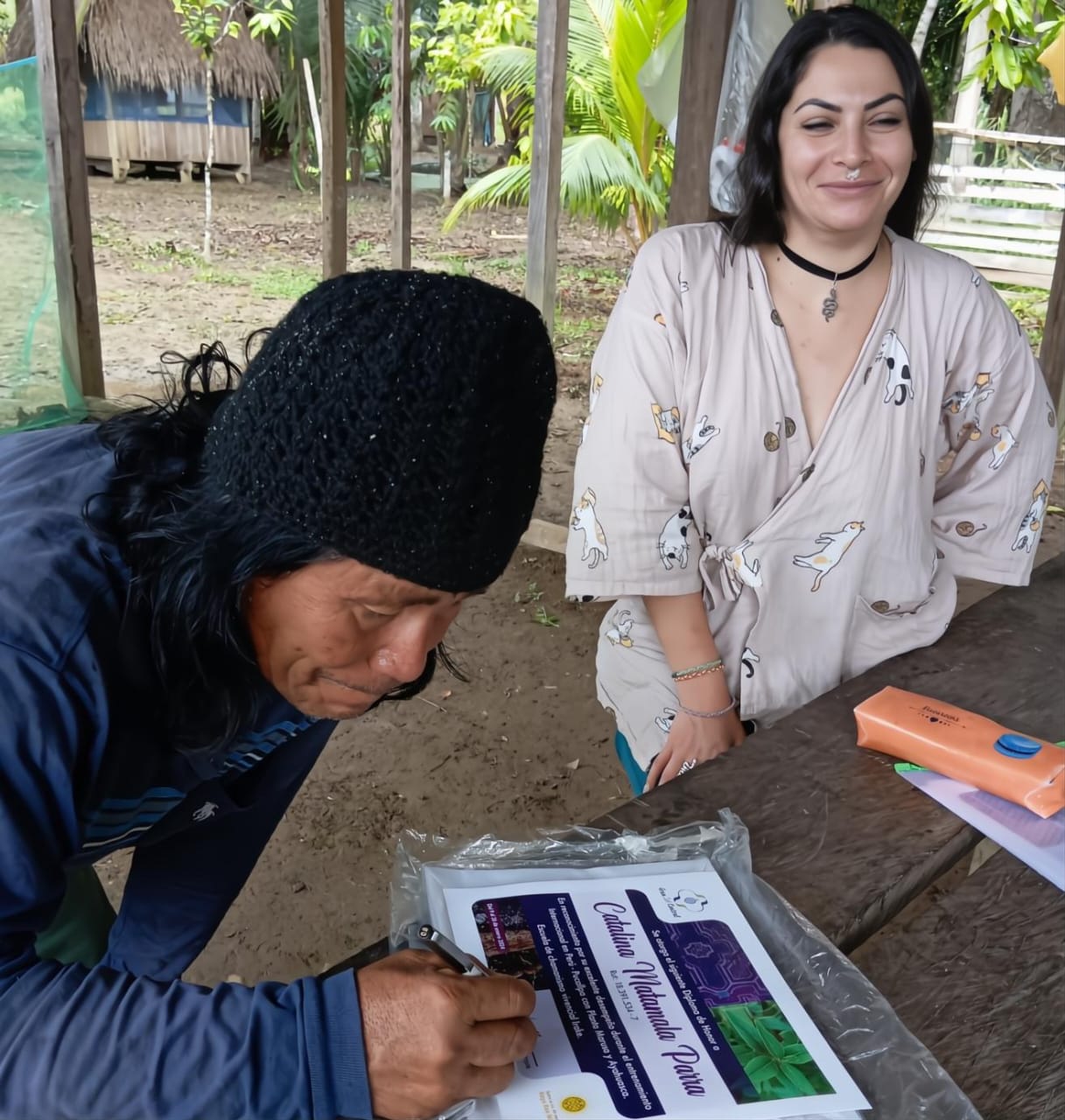 Diploma a una alumna